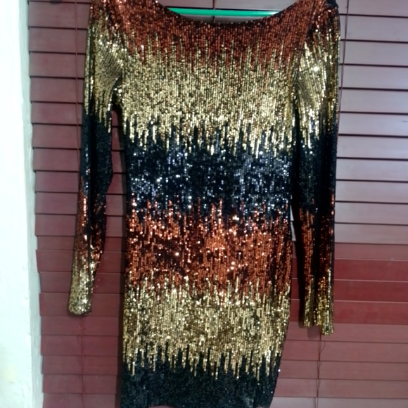 sequin cocktail dress - Picture 4 of 7